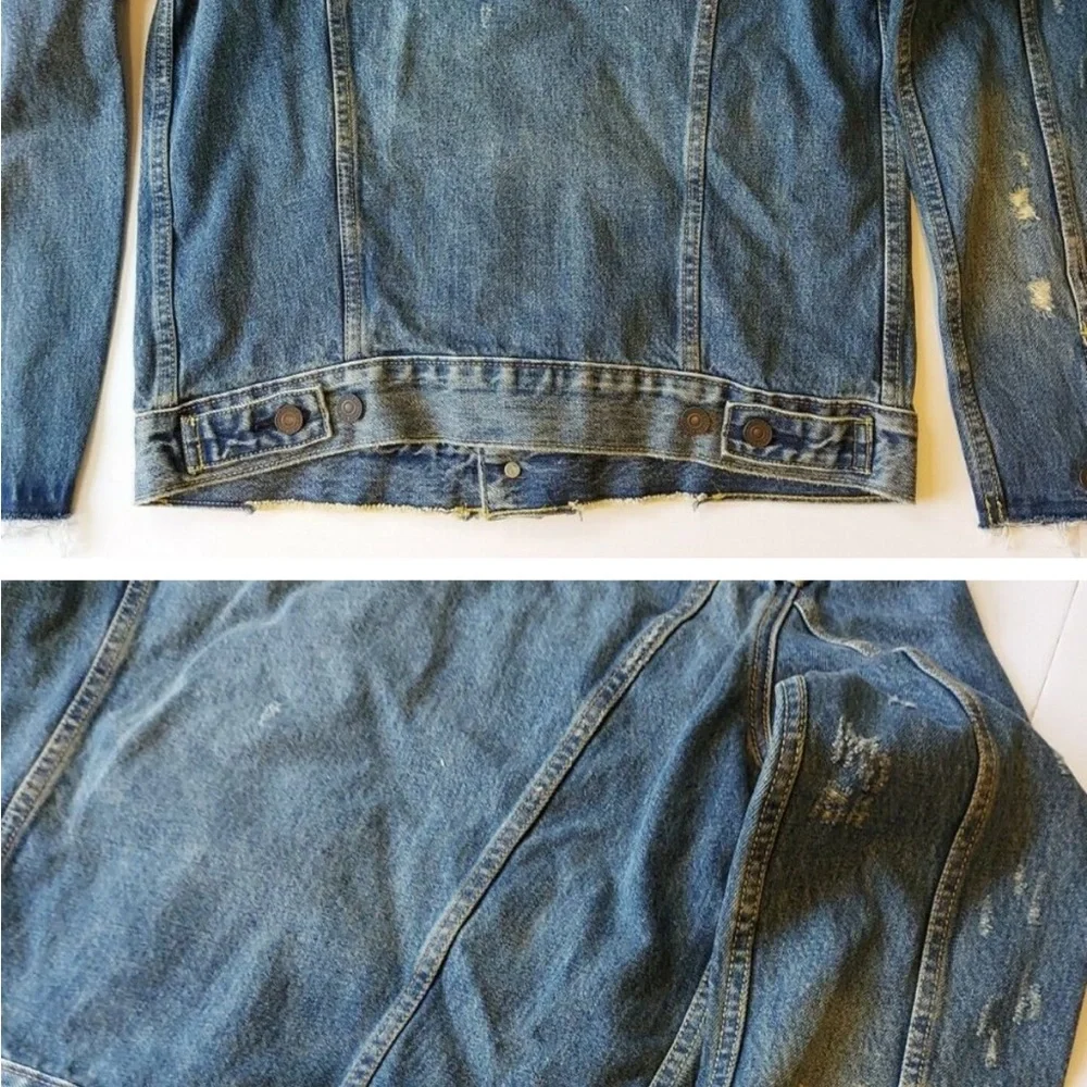 Levis Premium Savage DX Trucker Jean Jacket Mens - Picture 4 of 6